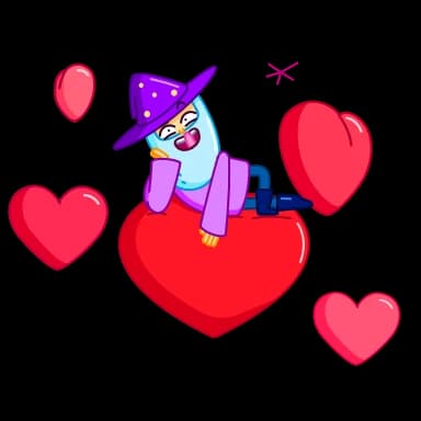 Стикер из набора Wizard для Телеграм: Анимированные 😘