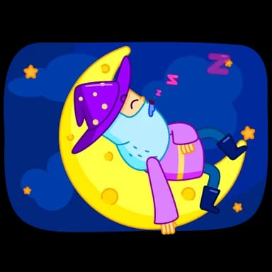 Стикер из набора Wizard для Телеграм: Анимированные 😴
