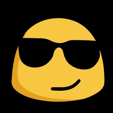 Стикер из набора Желтые эмодзи @SbornikStickers для Телеграм: Анимированные 😎