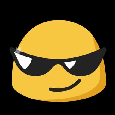 Стикер из набора Желтые эмодзи @SbornikStickers для Телеграм: Анимированные 😎