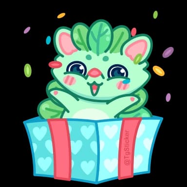 Стикер из набора Ёжик Юнис от @TgSticker для Телеграм: Анимированные 🎁