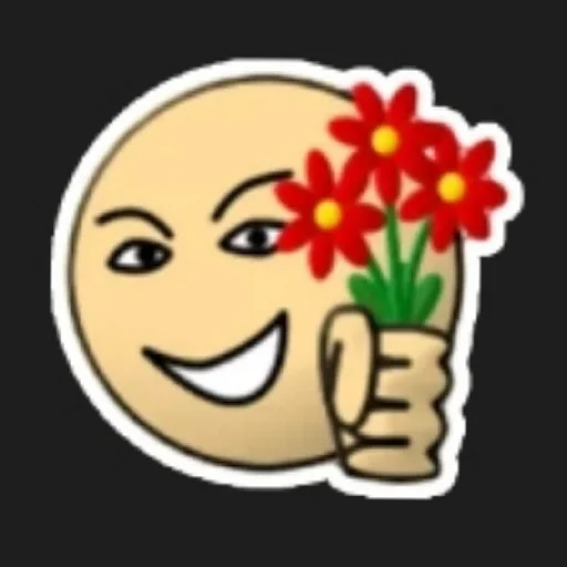 Стикер из набора АльбедоСимп для Телеграм: Статические 🌹
