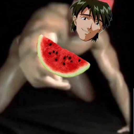 Стикер из набора АльбедоСимп для Телеграм: Статические 🍉