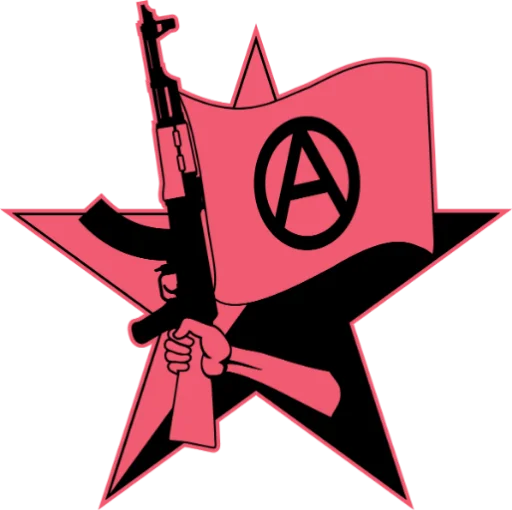 Стикер из набора Ukrainian Anarchy для Телеграм: Статические 🌸