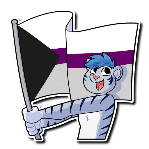 Стикер из набора Arilor для Телеграм: Статические 🏳️‍🌈