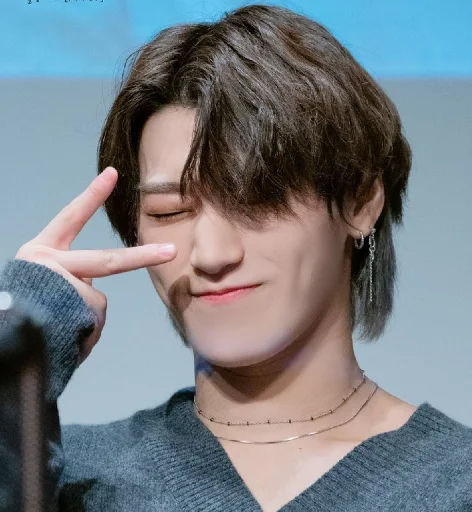 Стикер из набора Ateez | San by @btskth для Телеграм: Статические ✌️