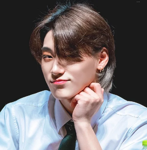 Стикер из набора Ateez | San by @btskth для Телеграм: Статические 😉