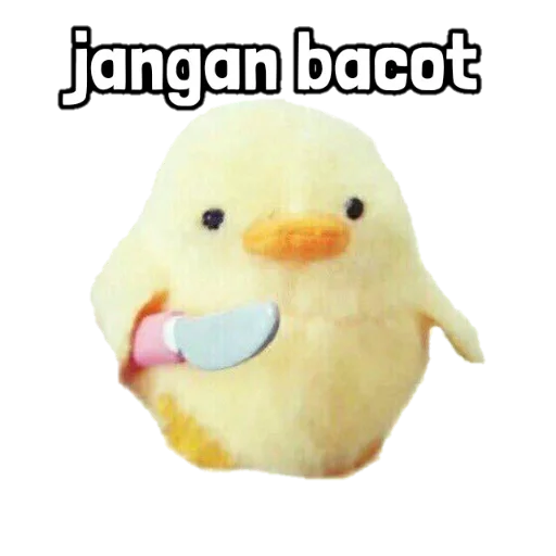 Стикер из набора Ayam kiyowong by @vtaebts для Телеграм: Статические 🔪