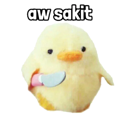 Стикер из набора Ayam kiyowong by @vtaebts для Телеграм: Статические 🔪