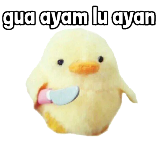 Стикер из набора Ayam kiyowong by @vtaebts для Телеграм: Статические 🔪