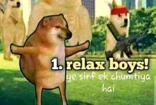 Стикер из набора @Bheem_hame_bacha_lo's_1 для Телеграм: Статические 😆