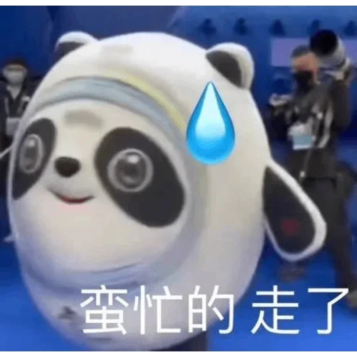 Стикер из набора 冰墩墩&铁憨憨 @Jsnzk для Телеграм: Статические 🐼