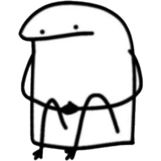 Стикер из набора Bingus favorite’s для Телеграм: Статические ☹️