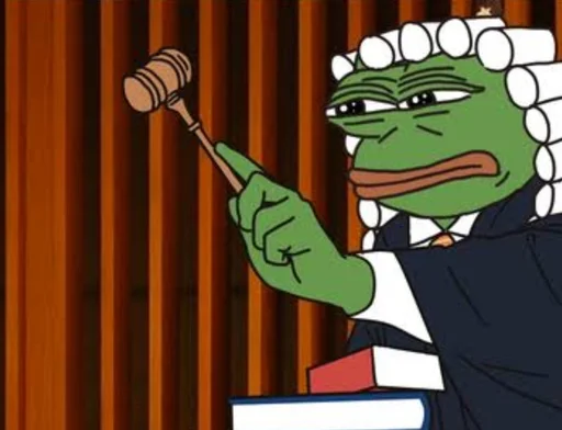 Стикер из набора Admin's smuggies для Телеграм: Статические 👨‍⚖️