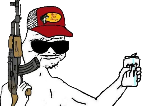 Стикер из набора Admin's smuggies для Телеграм: Статические 🔫
