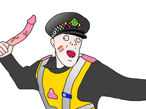 Стикер из набора Admin's smuggies для Телеграм: Статические 👮‍♂️