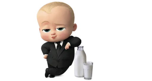 Стикер из набора Yotij's Chotu Motu | @Dealsalligator для Телеграм: Статические 🥛