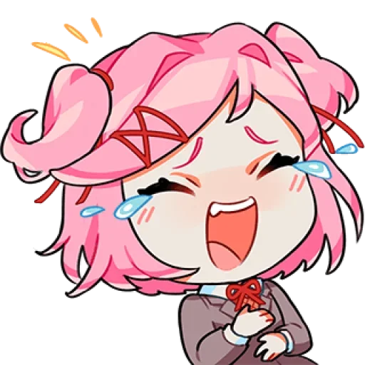 Стикер из набора Doki-Doki Literature Club by @TohruAdachii для Телеграм: Статические 🤣