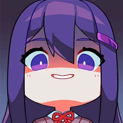 Стикер из набора Doki-Doki Literature Club by @TohruAdachii для Телеграм: Статические 😶