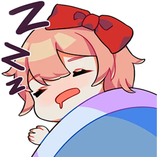 Стикер из набора Doki-Doki Literature Club by @TohruAdachii для Телеграм: Статические 😪