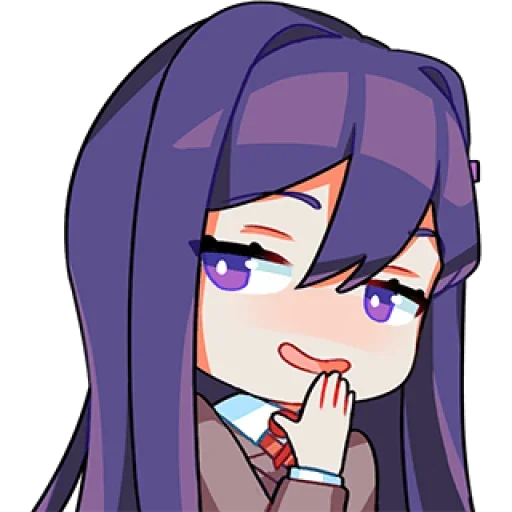 Стикер из набора Doki-Doki Literature Club by @TohruAdachii для Телеграм: Статические 😏