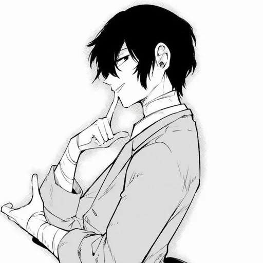 Стикер из набора сасай осаму @kenny_sigmochka :: @fStikBot для Телеграм: Статические 🤐
