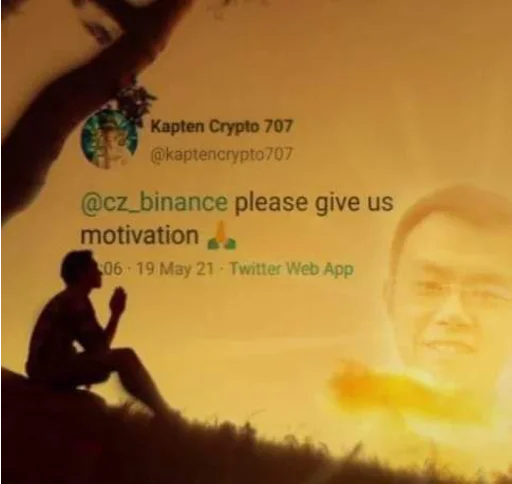 Стикер из набора GFC Trade для Телеграм: Статические 🙏