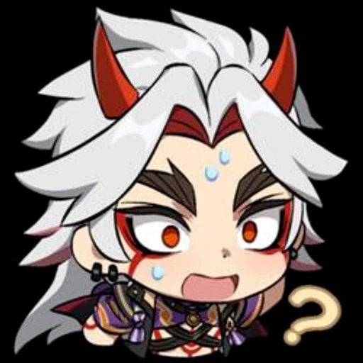 Стикер из набора Genshin :: @fStikBot для Телеграм: Статические ⁉️
