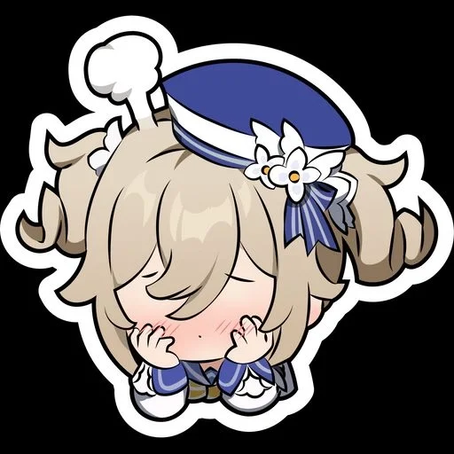Стикер из набора Genshin :: @fStikBot для Телеграм: Статические 😳