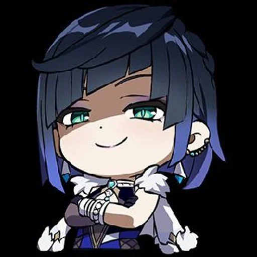 Стикер из набора Genshin :: @fStikBot для Телеграм: Статические 😈