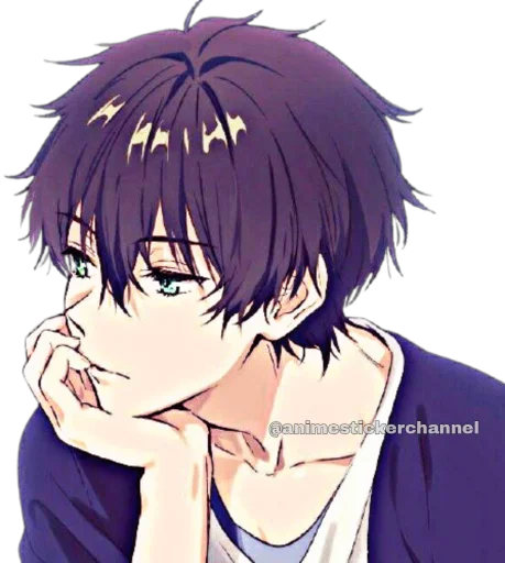 Стикер из набора HOTARO OREKI @animestickerchannel для Телеграм: Статические 😌