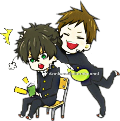 Стикер из набора HOTARO OREKI @animestickerchannel для Телеграм: Статические 😁