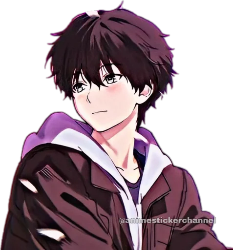 Стикер из набора HOTARO OREKI @animestickerchannel для Телеграм: Статические ☺️