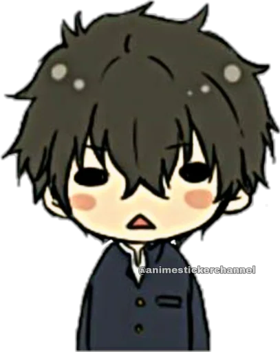 Стикер из набора HOTARO OREKI @animestickerchannel для Телеграм: Статические ☺️