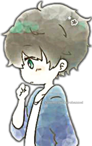 Стикер из набора HOTARO OREKI @animestickerchannel для Телеграм: Статические ☺️