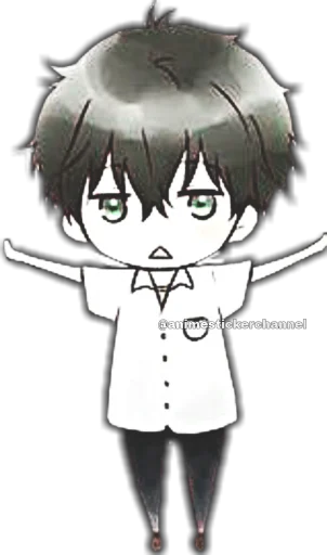Стикер из набора HOTARO OREKI @animestickerchannel для Телеграм: Статические 😄