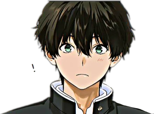 Стикер из набора HOTARO OREKI @animestickerchannel для Телеграм: Статические 😅