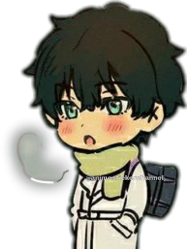 Стикер из набора HOTARO OREKI @animestickerchannel для Телеграм: Статические 🥶