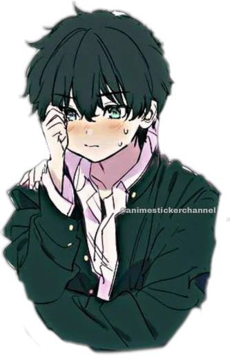 Стикер из набора HOTARO OREKI @animestickerchannel для Телеграм: Статические ☺️