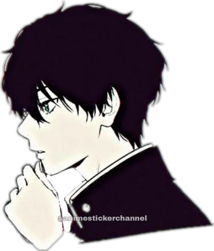 Стикер из набора HOTARO OREKI @animestickerchannel для Телеграм: Статические 🤔