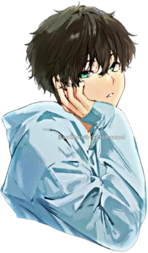 Стикер из набора HOTARO OREKI @animestickerchannel для Телеграм: Статические 😊