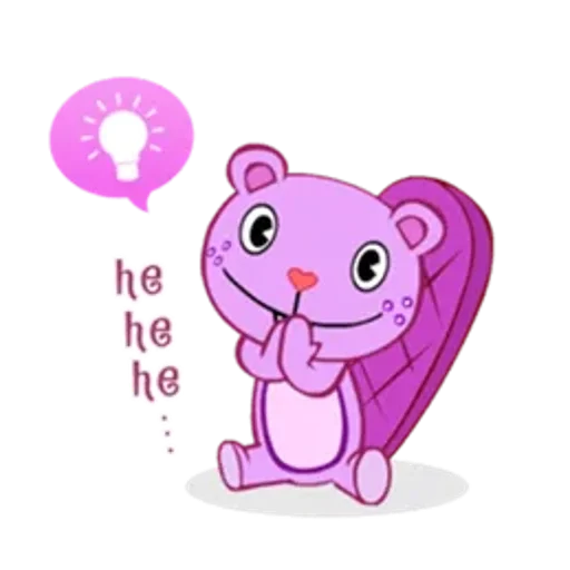 Стикер из набора Happy Tree Friends для Телеграм: Статические 🤭
