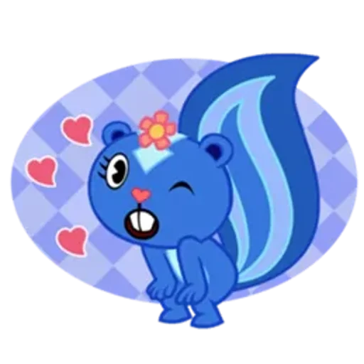 Стикер из набора Happy Tree Friends для Телеграм: Статические 😍