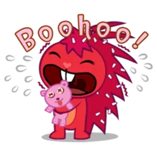 Стикер из набора Happy Tree Friends для Телеграм: Статические 😰