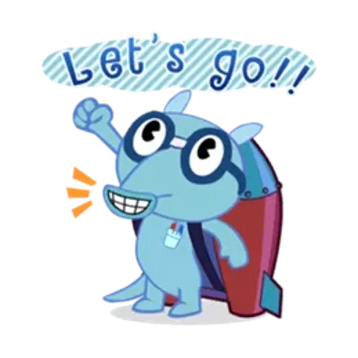 Стикер из набора Happy Tree Friends для Телеграм: Статические 😁