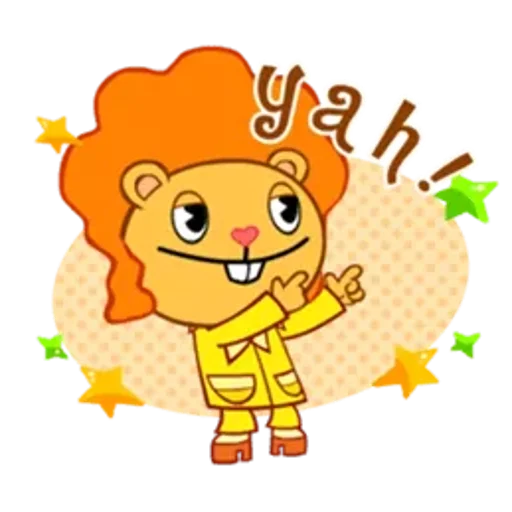 Стикер из набора Happy Tree Friends для Телеграм: Статические 😌