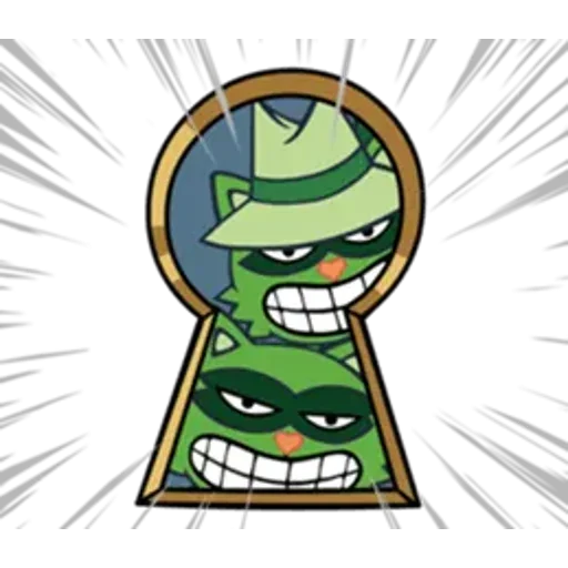 Стикер из набора Happy Tree Friends для Телеграм: Статические 😁
