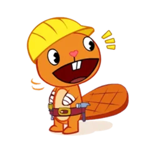 Стикер из набора Happy Tree Friends для Телеграм: Статические 😃