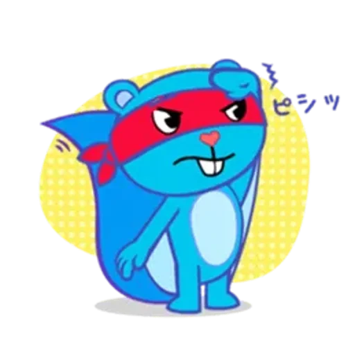 Стикер из набора Happy Tree Friends для Телеграм: Статические 🙄