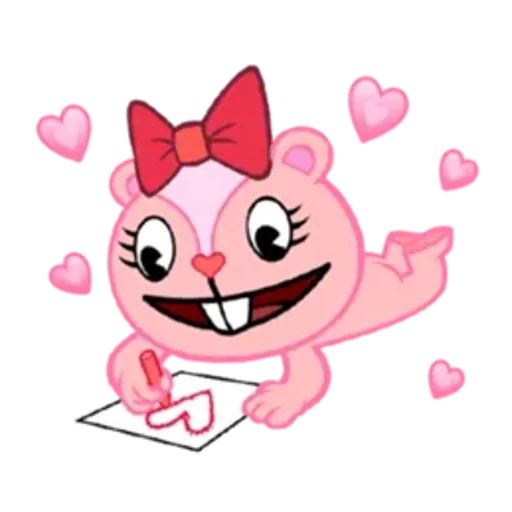 Стикер из набора Happy Tree Friends для Телеграм: Статические 🥰